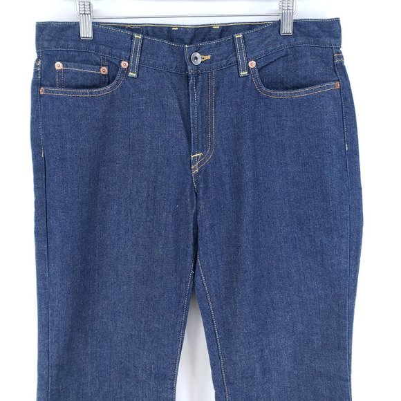 Lucky Brand Dungarees Denim Size 12/31 Mid Rise - Picture 2 of 7